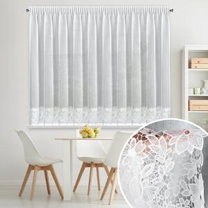ZÁCLONA NA PÁSCE ARTEMIDA 350X155 CM BÍLÁ