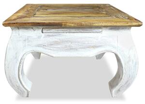 Odkládací stolek masivní recyklované dřevo 50 x 50 x 35 cm