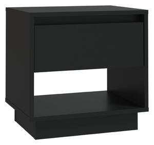 Noční stolek černý 45 x 34 x 44 cm dřevotříska