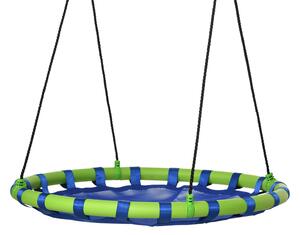Houpací hnízdo Outsunny - nastavitelné pro děti 3-8 let, nosnost 150 kg, venkovní Ø100x120-180 cm Modrá | Aosom