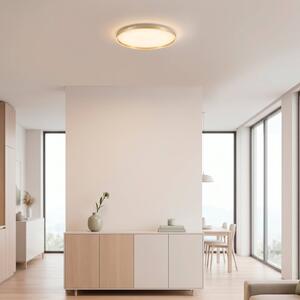 JUST LIGHT. GmbH LED stropní svítidlo Madlen, zlatá barva, Ø 60 cm, hliník, 3000 K, stmívatelné, stmívatelný, Mosaz / zlato, Obývací pokoj / jídelna, kov, Moderní