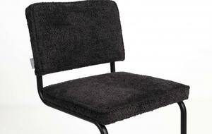 ZUIVER RIDGE SOFT židle černá
