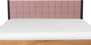 Manželská postel Pescara 180x200 v kombinaci masivní dub a kov (několik barevných variant)
