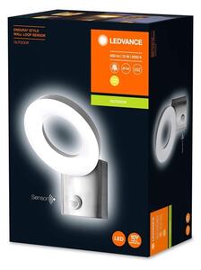 Ledvance - LED Venkovní nástěnné svítidlo se senzorem LOOP 1xLED/12W/230V IP44