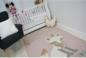 Dywany Lusczow Kusový koberec LOKO Fox růžový