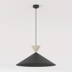 Závěsné svítidlo RALF 1L – černé / moka, 1× GX53, šířka 50 cm