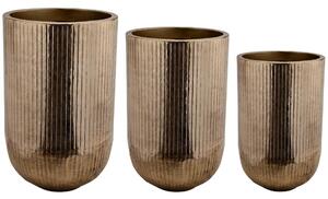 Eglo 428097 - SADA 3x Kovová váza OKAYAMA 77x51 cm bronzová