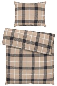 POVLEČENÍ, flanel, antracitová, přírodní barvy, 140/200 cm Esposa - Povlečení