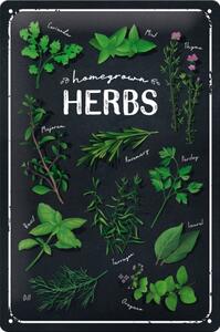 Nostalgic Art Plechová Cedule Homegrown Herbs