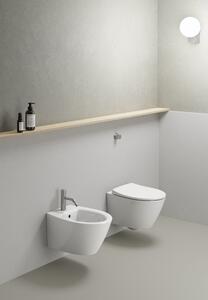 GSI, MODO závěsná WC mísa, Swirlflush, 37x52 cm, černá dual-mat, 981626
