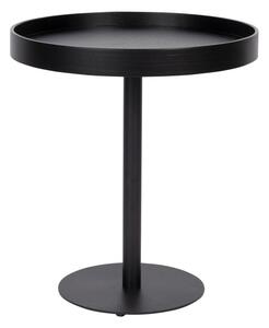 Kulatý odkládací stolek s deskou v dubovém dekoru ø 40 cm Yuri S – White Label
