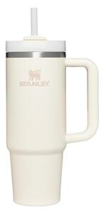 Krémová termoska s brčkem z nerezové oceli 890 ml Quencher H2.O FlowState™ Tumbler Cream 2.0 – Stanley