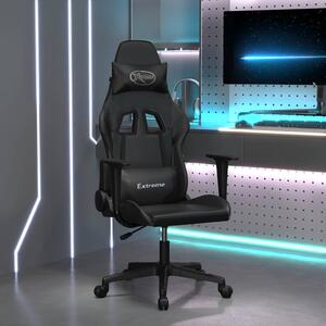 Herní židle černá umělá kůže 3143695