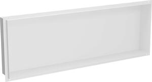Mexen X-Wall-NR, polička na zapuštění pod obklad bez límce 90 x 30 cm, bílá, 1921903010