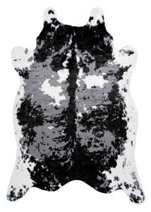 UMĚLÁ KOŽEŠINA, 160/230 cm, černá, bílá - Online Only koberce & rohožky, Online Only