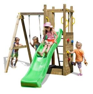 Dětské hřiště se zelenou skluzavkou Play Basic 004