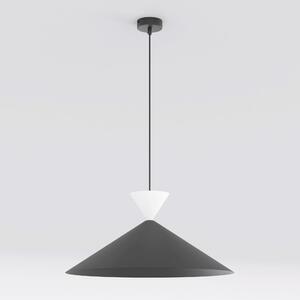 Závěsné svítidlo RALF 1L – černé / bílé, 1× GX53, šířka 50 cm