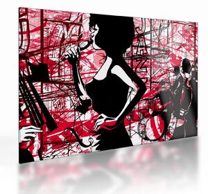 Skleněný obraz - Jazz (70x50 cm)