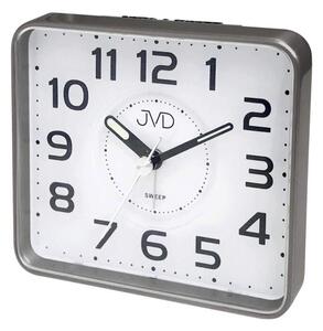JVD Netikajcí tichý přehledný šedý budík JVD SRP882.5