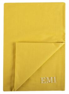 Plachta ložní tmavě žlutá pevná EMI: Pevné prostěradlo 140x220