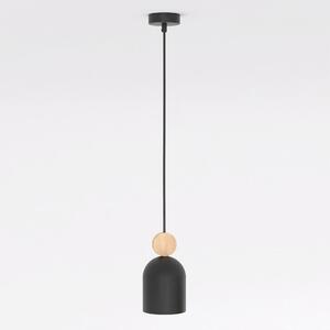 Závěsné svítidlo MESI 1 – černé, 1× GU10, šířka 11 cm