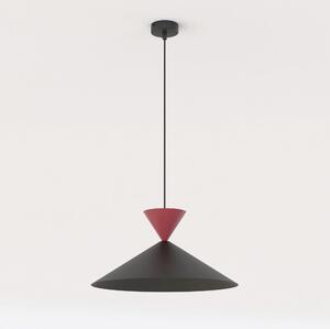 Závěsné svítidlo RALF 1M – černé / vínové, 1× GX53, šířka 40 cm