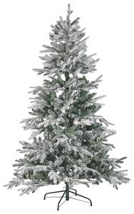 Zasněžený vánoční stromek se světýlky 180 cm bílý MIETTE