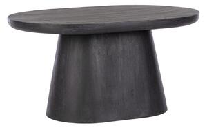 Černý dřevěný konferenční stolek Bizzotto Fuji 80x56 cm