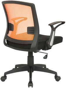 Kancelářská židle Armagh se síťovaným opěradlem | oranžová