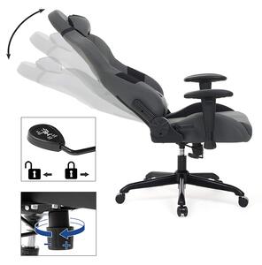 Rongomic Kancelářská židle Vara šedo-černá