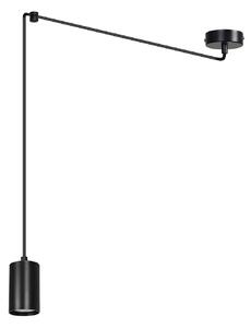 Závěsné svítidlo TRAKER 1 – černé, 1× GU10, šířka 8 cm