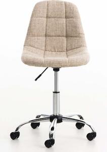 Kancelářská židle Lisburn - látkový potah | krémová
