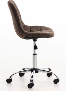 Kancelářská židle Lisburn - látkový potah | hnědá