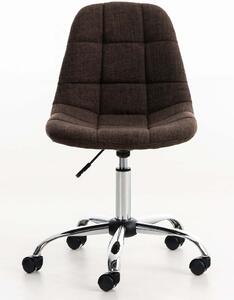 Kancelářská židle Lisburn - látkový potah | hnědá