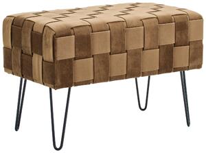 TABURETOVÁ LAVICE, kov, textil, 72/49/42 cm Xora - Taburety
