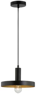 Černé kovové závěsné světlo Nova Luce Garni 25 cm
