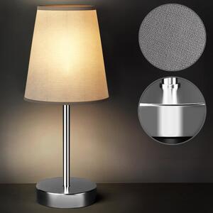 FurniGO Stolní lampa Lumiere 32x13x13cm - šedá