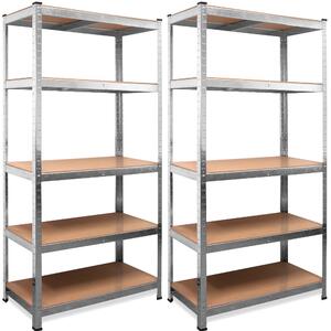 2x regál 180 x 90 x 40 cm, nosnost až 875 kg 106177