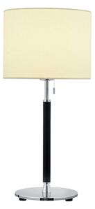 Stolní lampa Pull, textilní stínidlo, 53 cm