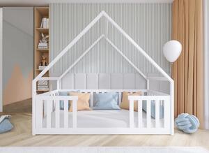 BEE 80x180 bílá dětská domečková postel Lano Nábytek
