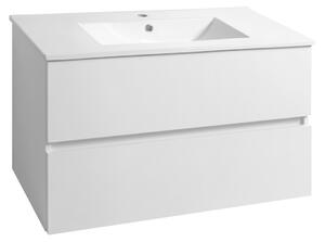 Aqualine Aqualine, PANEDA umyvadlová skříňka 89,5x55x45,2cm, bílá, PN290