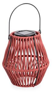 Červená solární LED lucerna (výška 17 cm) Juny – Yes Everyday