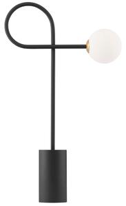 Černá kovová stolní lampa Nova Luce Dedalo