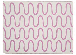 Noo.ma Béžovo-fialový pléd Swirl 200 x 150 cm