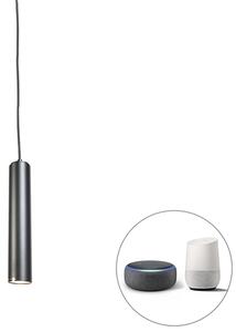 Inteligentní závěsná lampa černá včetně světelného zdroje WiFi GU10 - Tuba Small