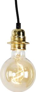 Moderní závěsná lampa zlatá stmívatelná - Cava 5