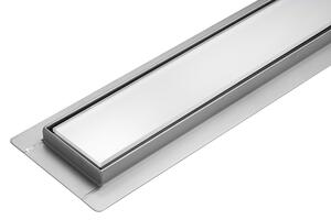 Lineární odtok Fala White Glass 90 cm