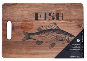 EXCELLENT Prkénko krájecí akátové dřevo 36x24cm FISH KO-170484180fish