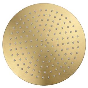 SPRCHOVÁ HLAVICE KULATÁ ZLATÁ KARTÁČOVANÁ REA JS-P014BG 25 cm