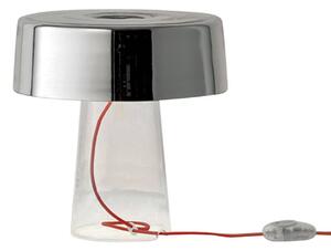 Prandina Glam stolní lampa 36 cm čirá/zrcadlená